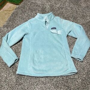 Patagonia Re-Tool Snap-T Fleece Pullover Light Blue Outdoor Gorpcore Women's S